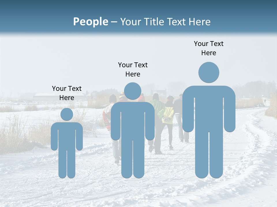 A Walk In The Snow PowerPoint Template
