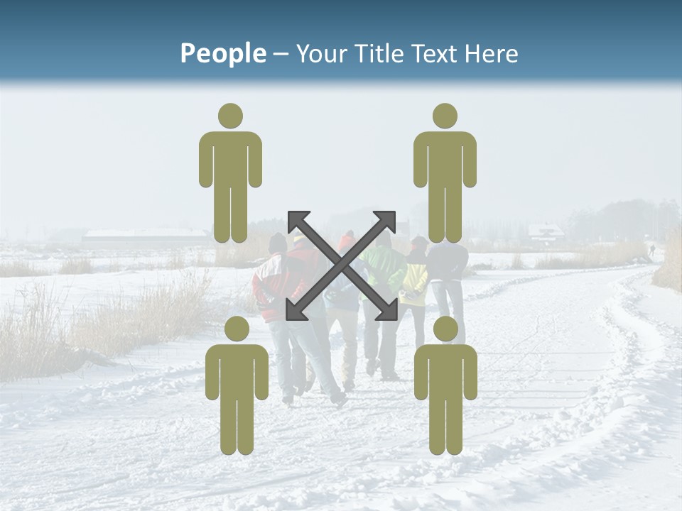 A Walk In The Snow PowerPoint Template
