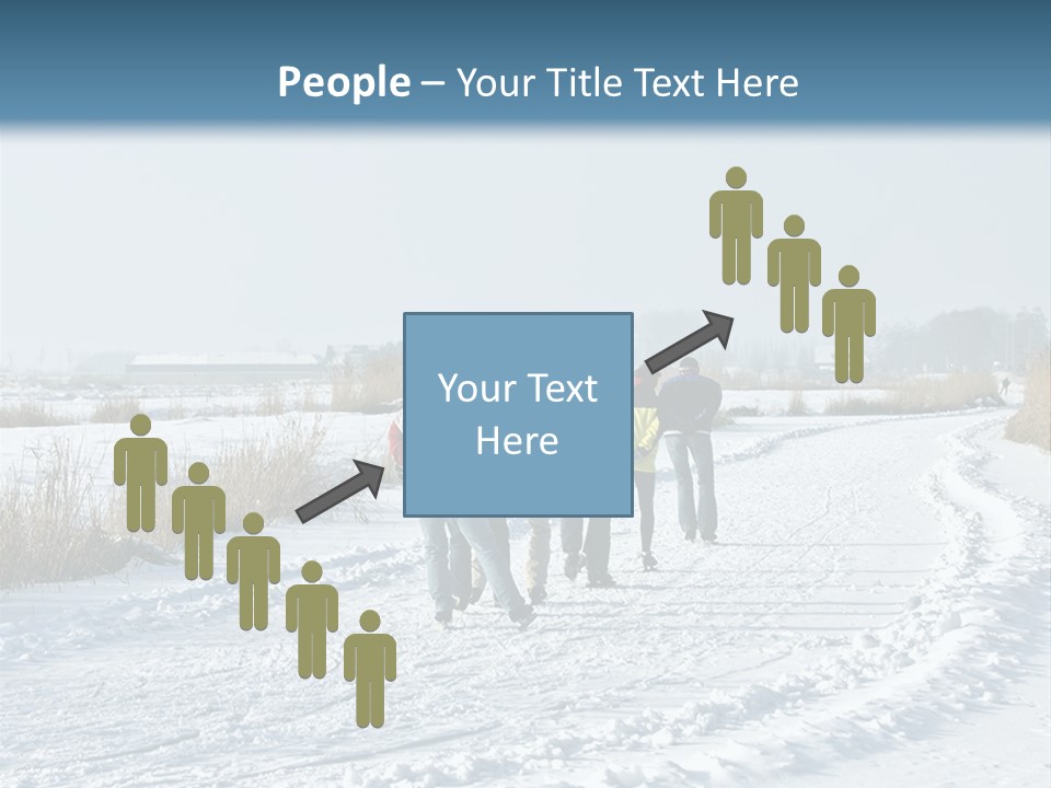 A Walk In The Snow PowerPoint Template