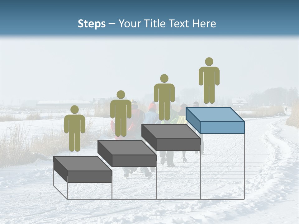 A Walk In The Snow PowerPoint Template