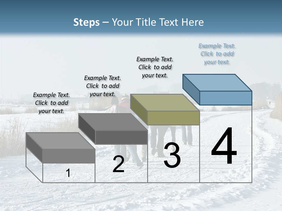 A Walk In The Snow PowerPoint Template