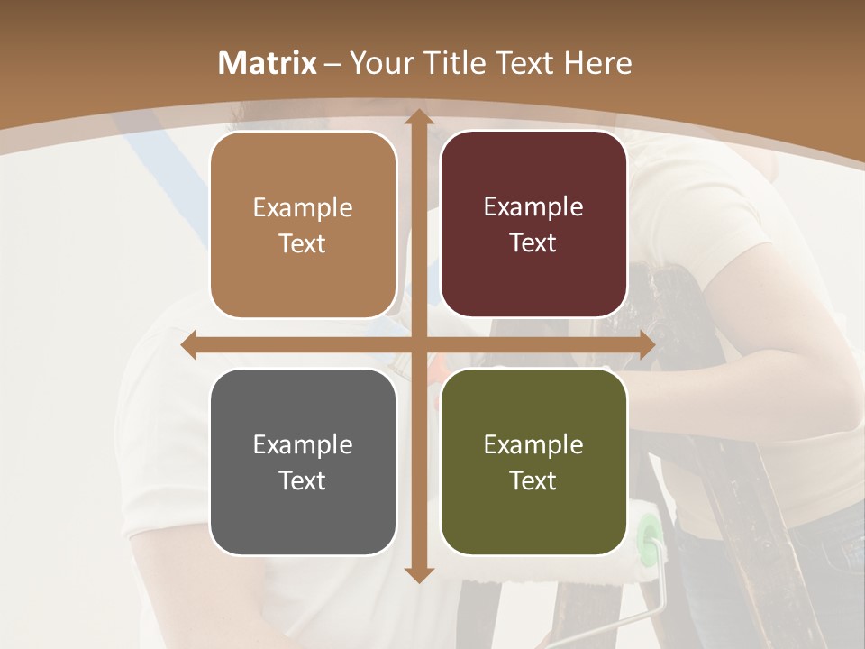 The Guy And The Girl Makes Repairs PowerPoint Template