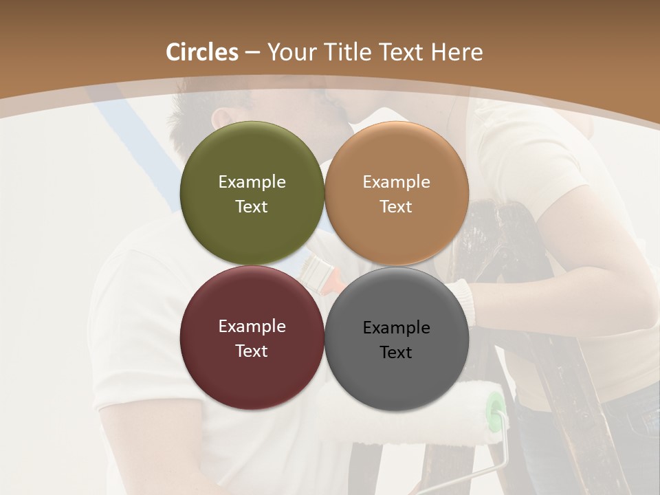 The Guy And The Girl Makes Repairs PowerPoint Template