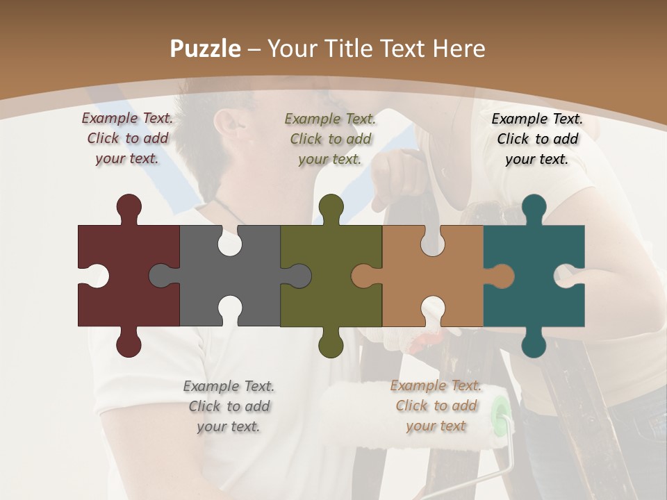 The Guy And The Girl Makes Repairs PowerPoint Template