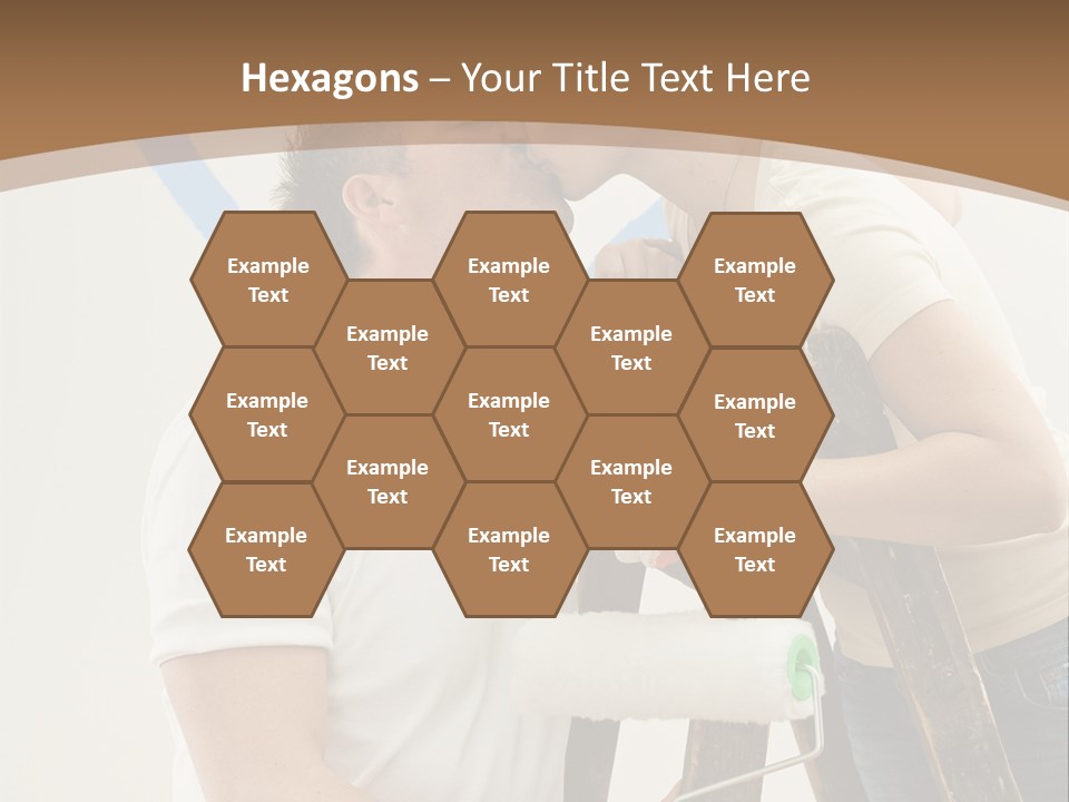 The Guy And The Girl Makes Repairs PowerPoint Template