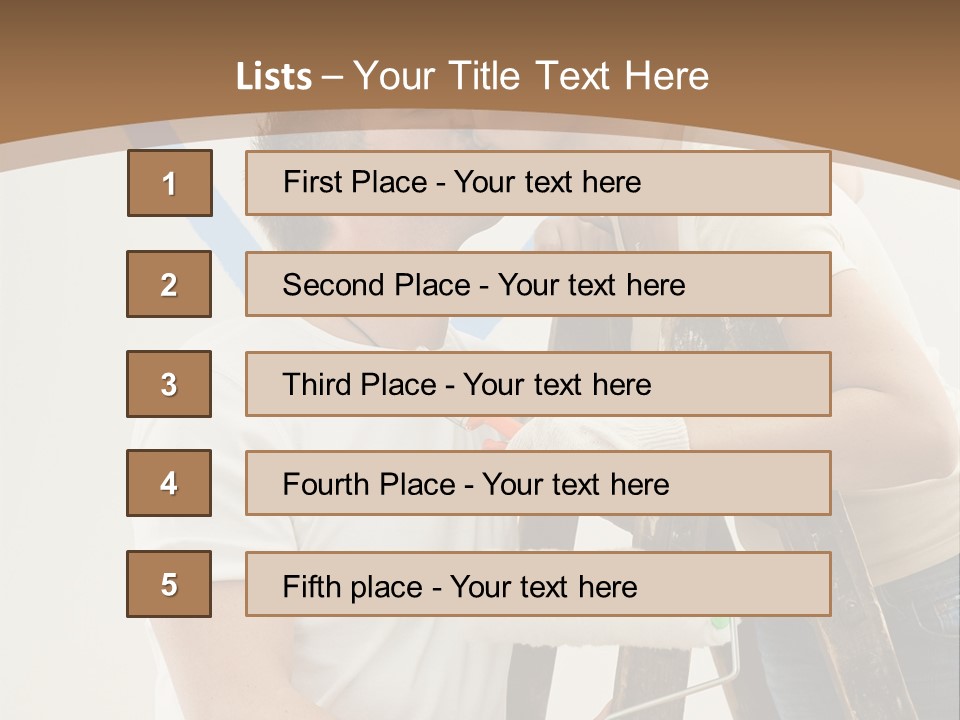 The Guy And The Girl Makes Repairs PowerPoint Template