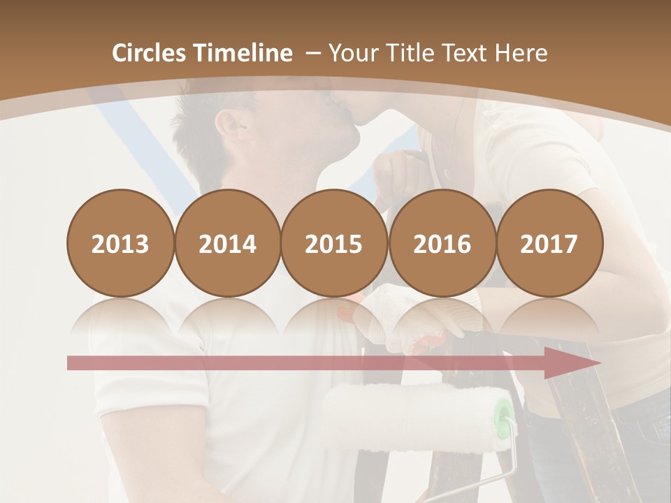 The Guy And The Girl Makes Repairs PowerPoint Template