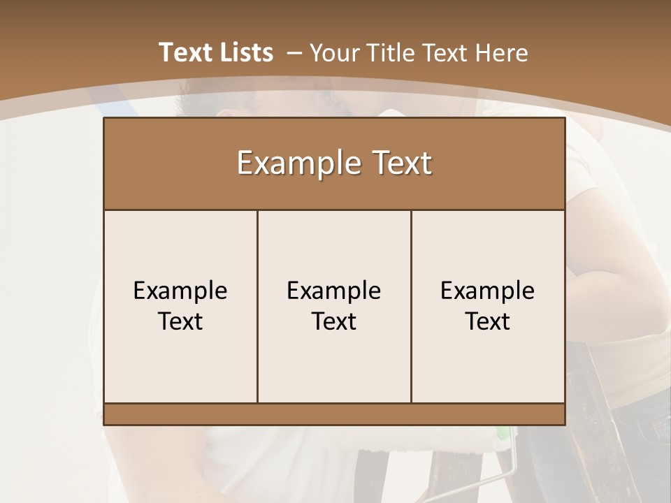 The Guy And The Girl Makes Repairs PowerPoint Template