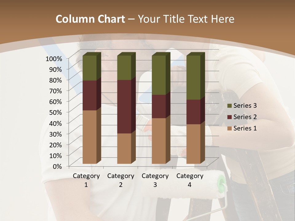 The Guy And The Girl Makes Repairs PowerPoint Template