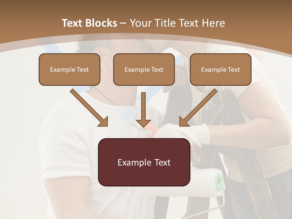 The Guy And The Girl Makes Repairs PowerPoint Template