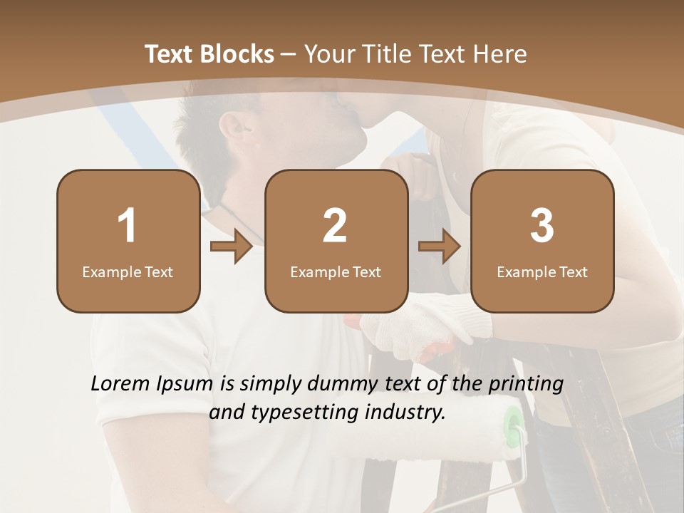 The Guy And The Girl Makes Repairs PowerPoint Template