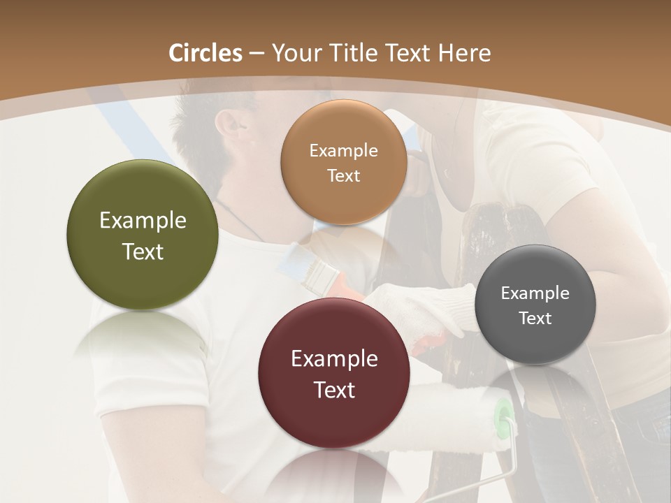 The Guy And The Girl Makes Repairs PowerPoint Template