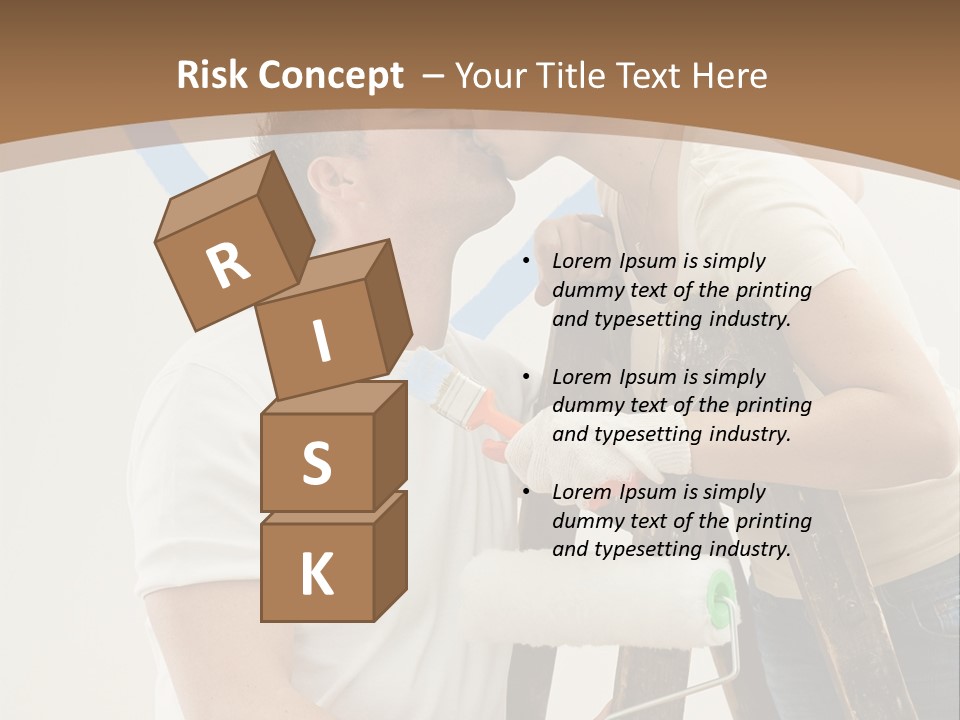 The Guy And The Girl Makes Repairs PowerPoint Template