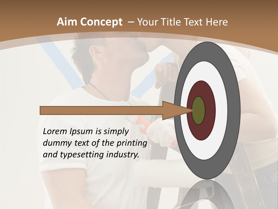 The Guy And The Girl Makes Repairs PowerPoint Template