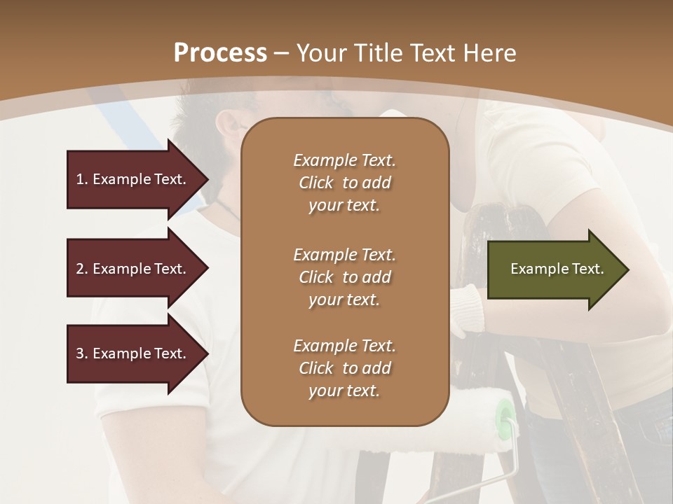 The Guy And The Girl Makes Repairs PowerPoint Template