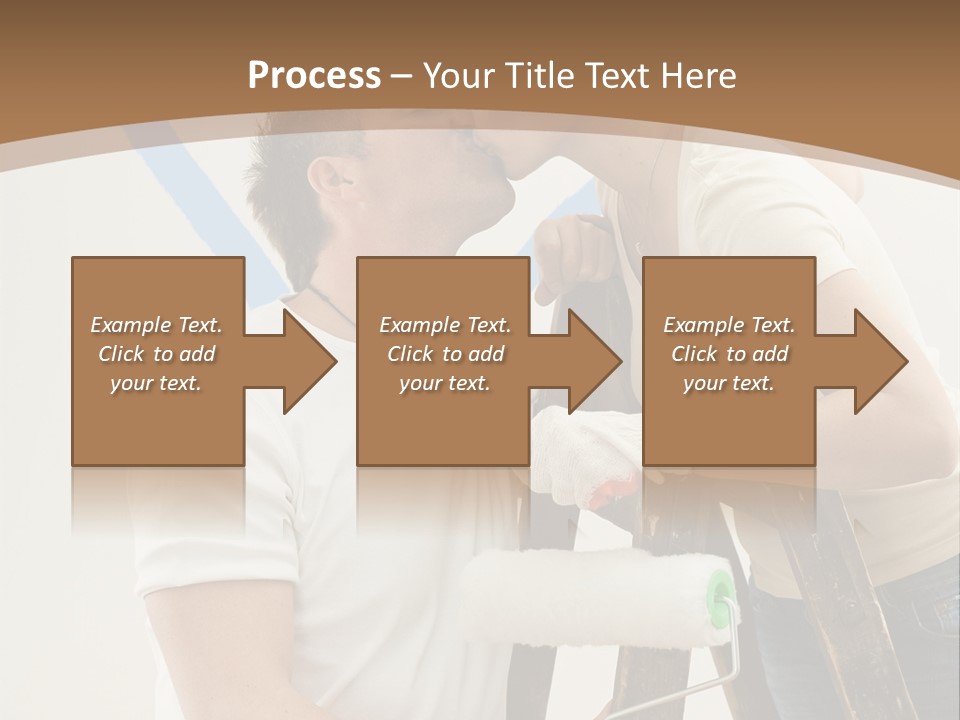 The Guy And The Girl Makes Repairs PowerPoint Template
