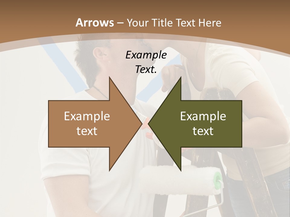 The Guy And The Girl Makes Repairs PowerPoint Template