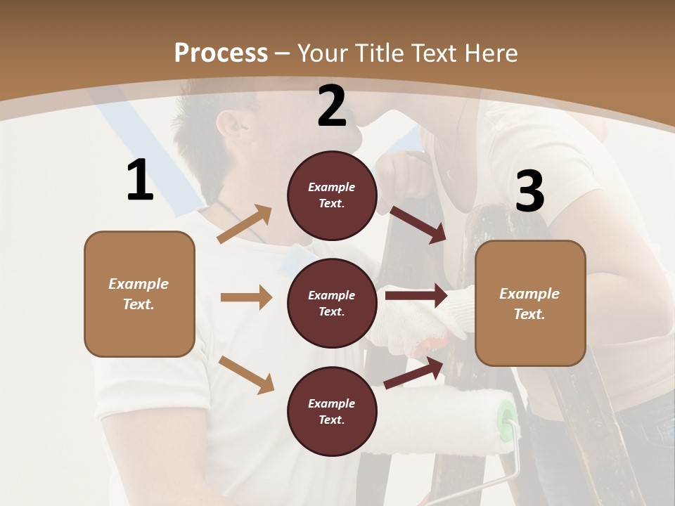 The Guy And The Girl Makes Repairs PowerPoint Template