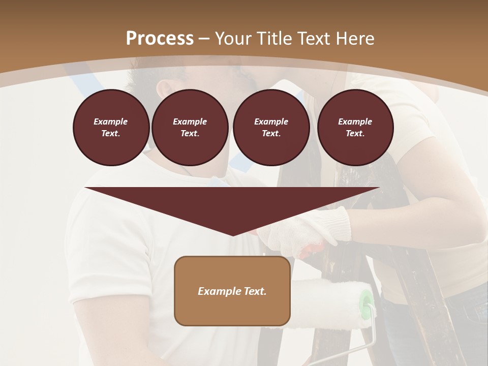 The Guy And The Girl Makes Repairs PowerPoint Template