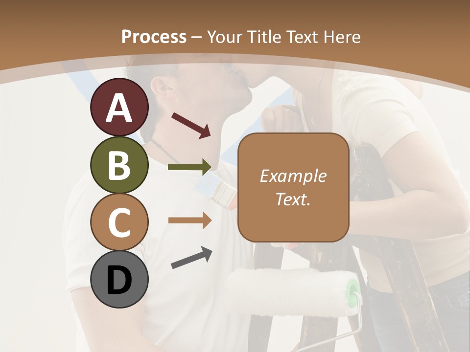 The Guy And The Girl Makes Repairs PowerPoint Template