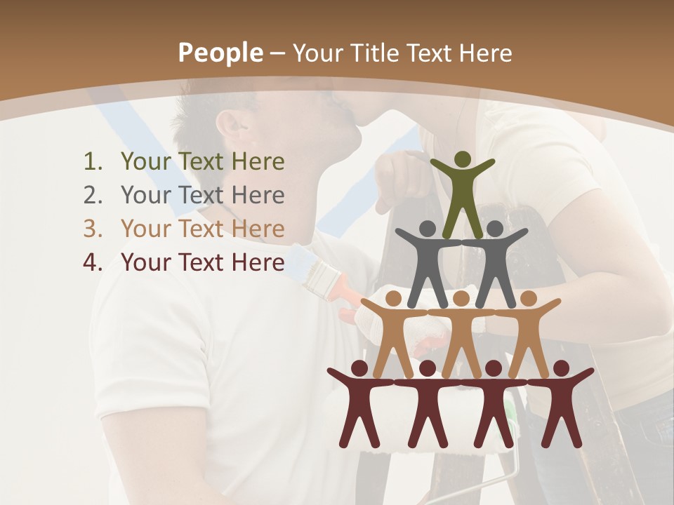 The Guy And The Girl Makes Repairs PowerPoint Template