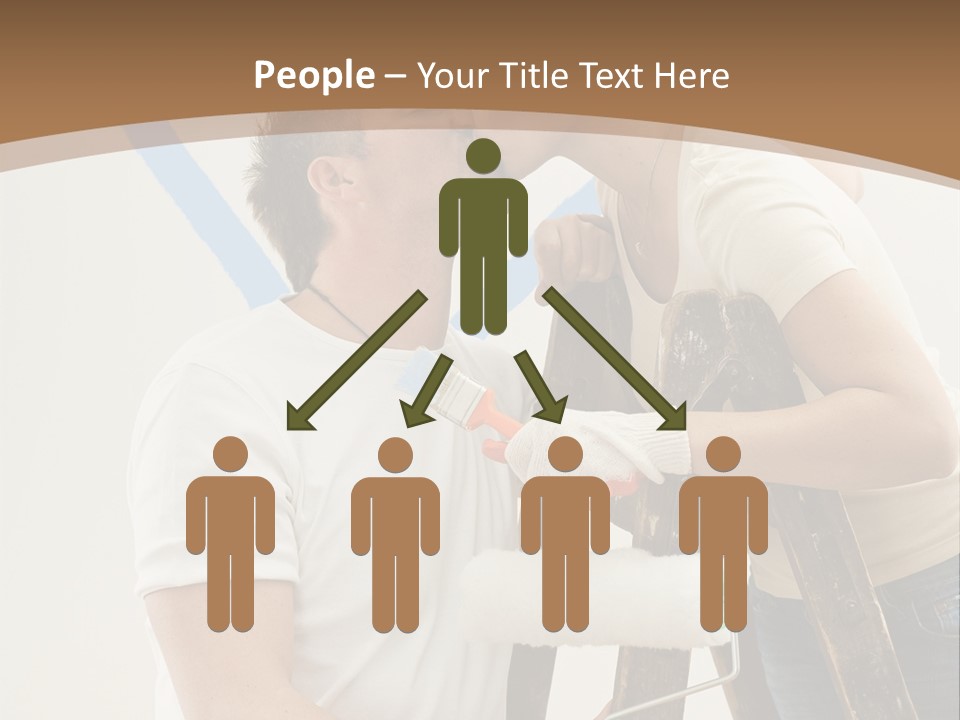 The Guy And The Girl Makes Repairs PowerPoint Template