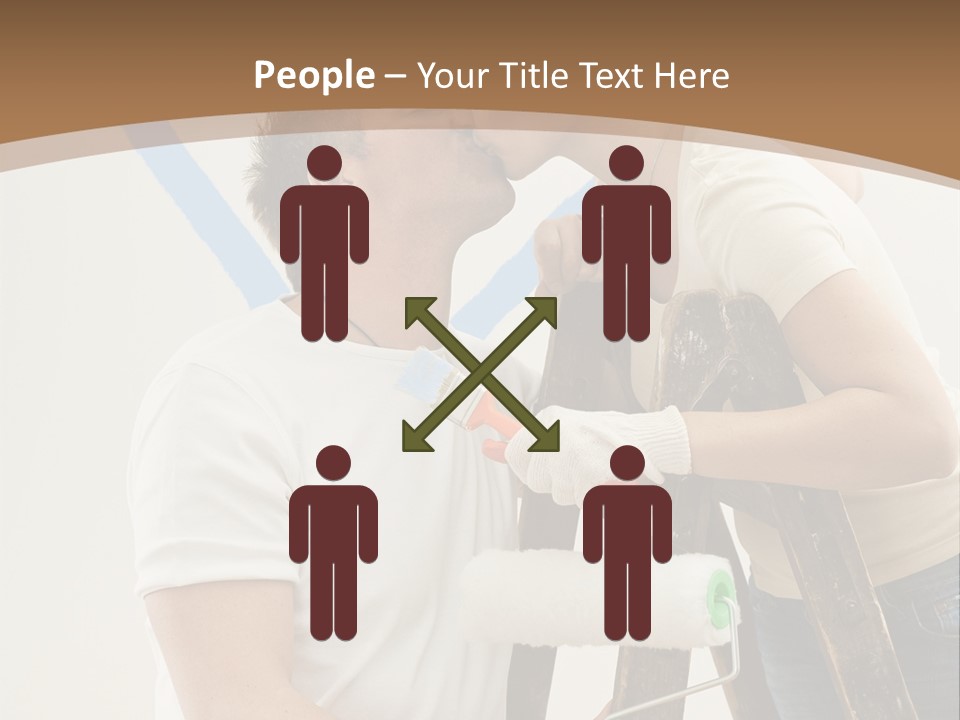 The Guy And The Girl Makes Repairs PowerPoint Template