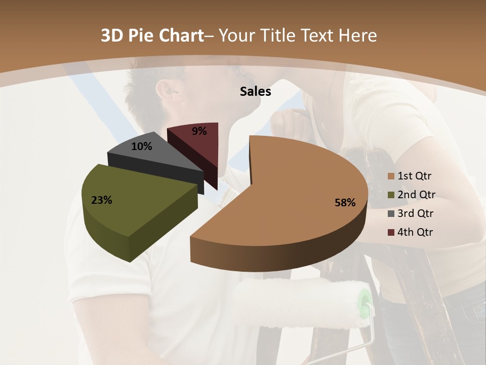 The Guy And The Girl Makes Repairs PowerPoint Template