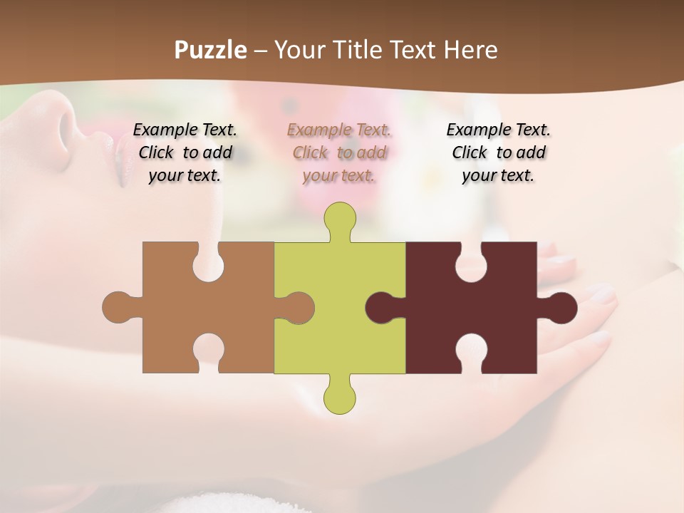 Female Massage PowerPoint Template