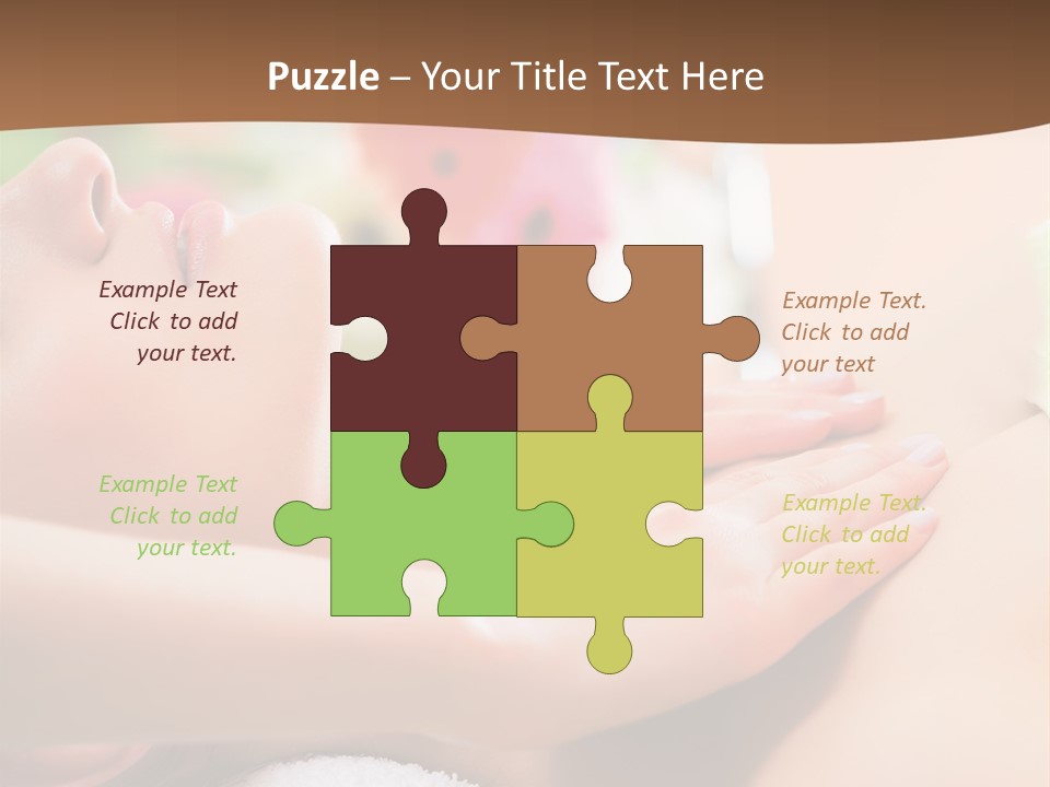 Female Massage PowerPoint Template