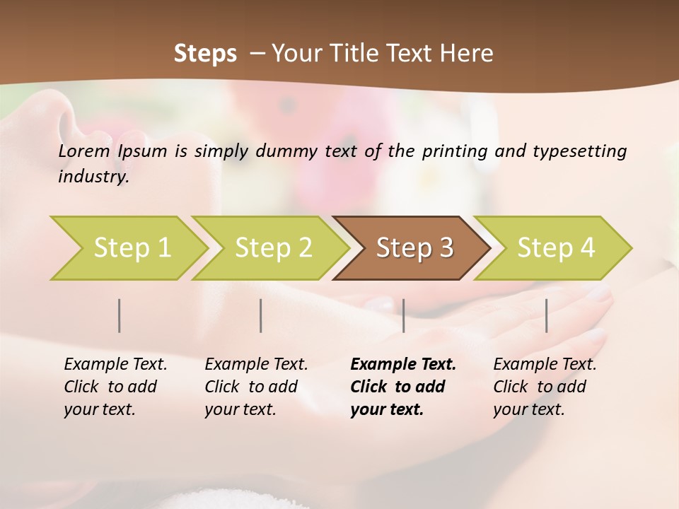 Female Massage PowerPoint Template