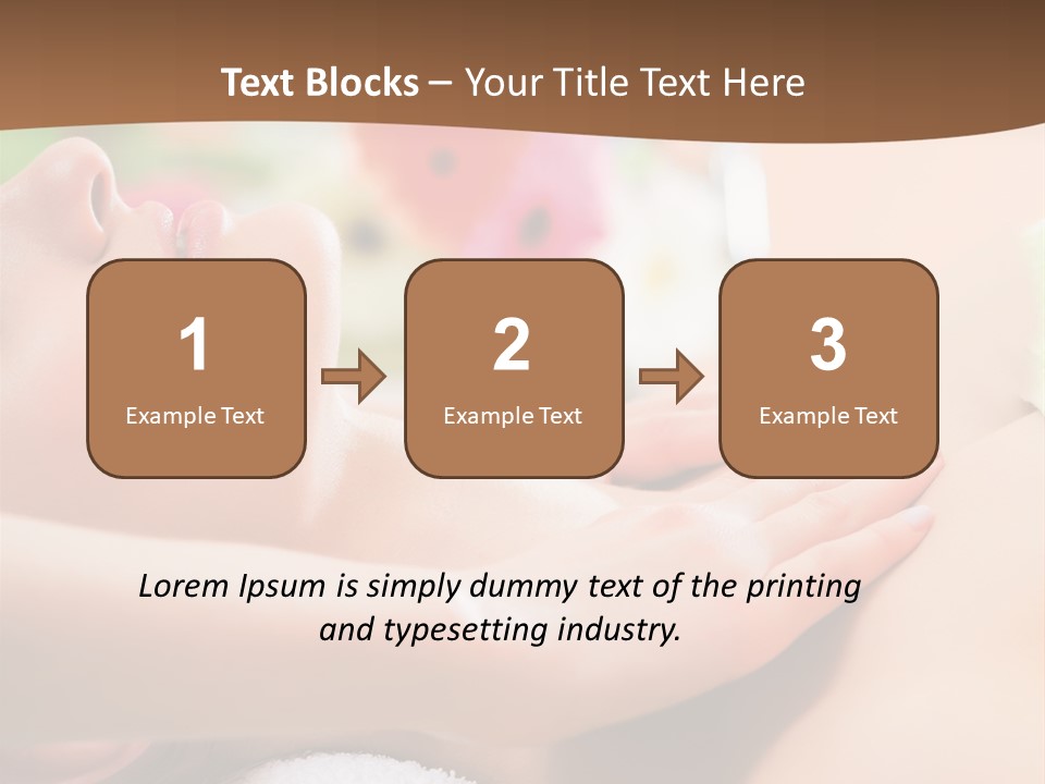 Female Massage PowerPoint Template