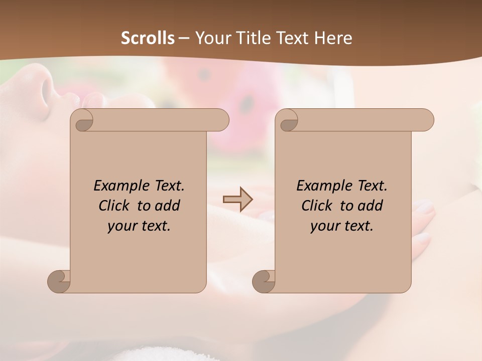 Female Massage PowerPoint Template