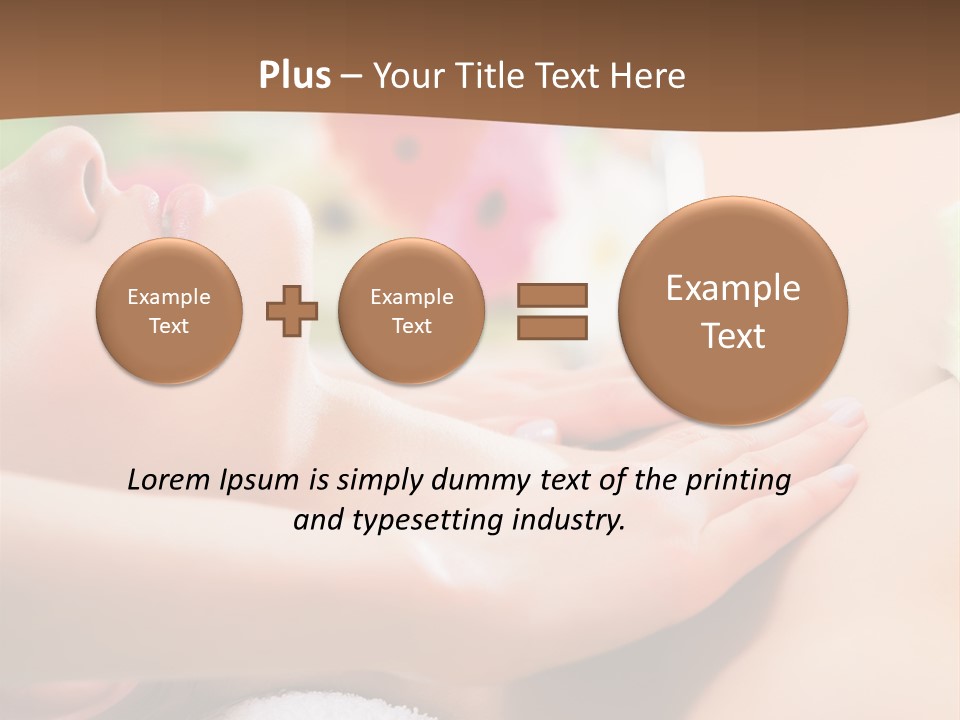 Female Massage PowerPoint Template