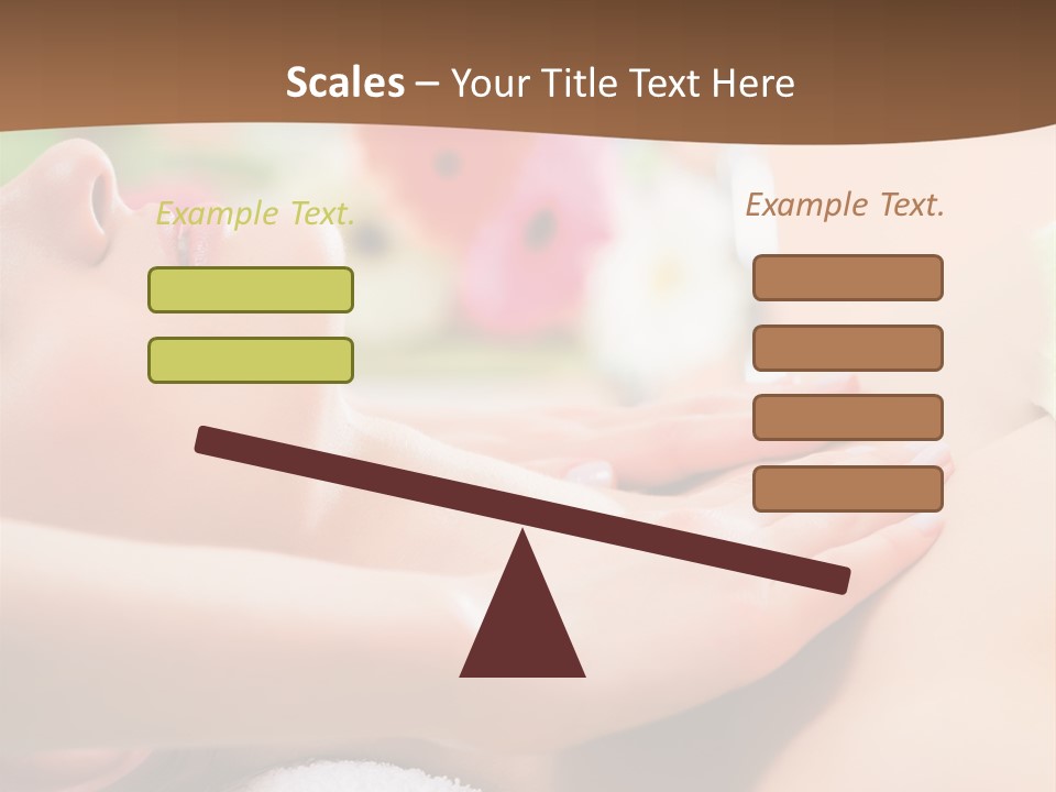 Female Massage PowerPoint Template