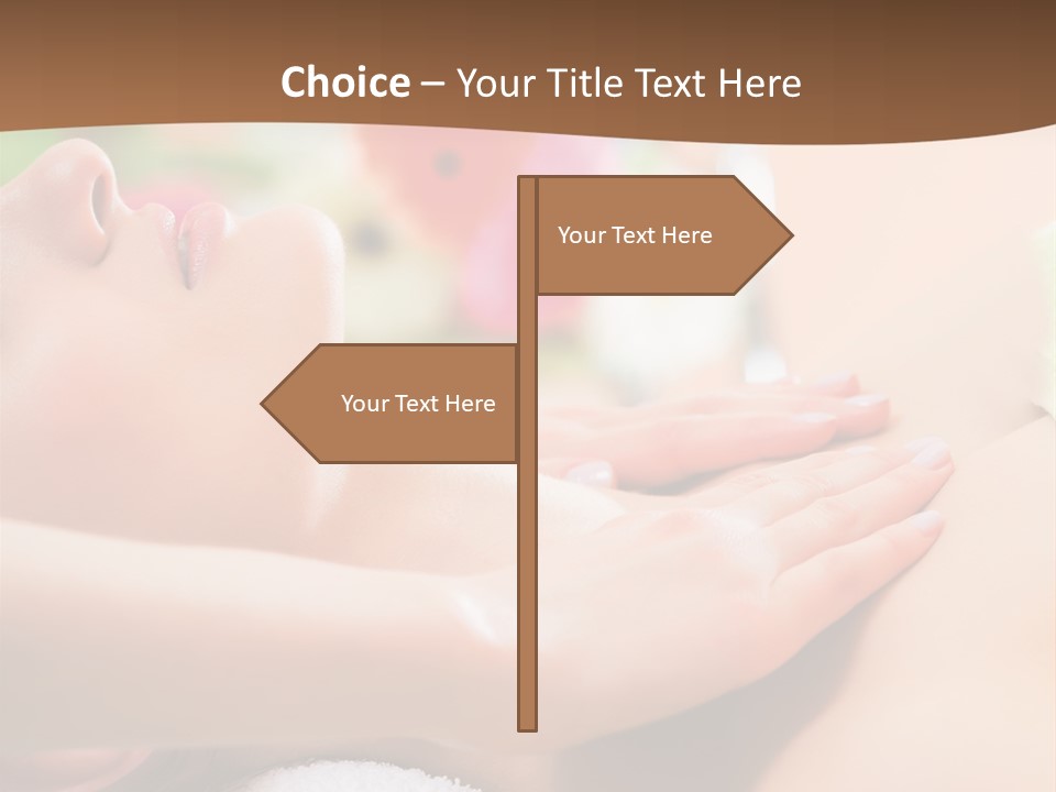 Female Massage PowerPoint Template