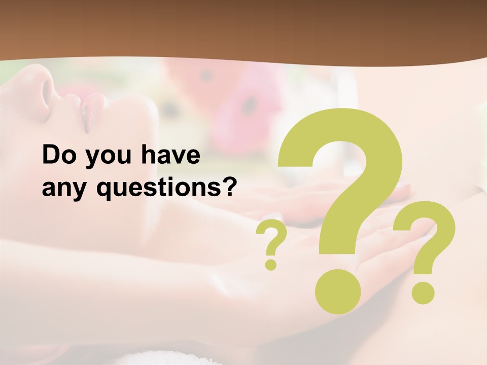 Female Massage PowerPoint Template