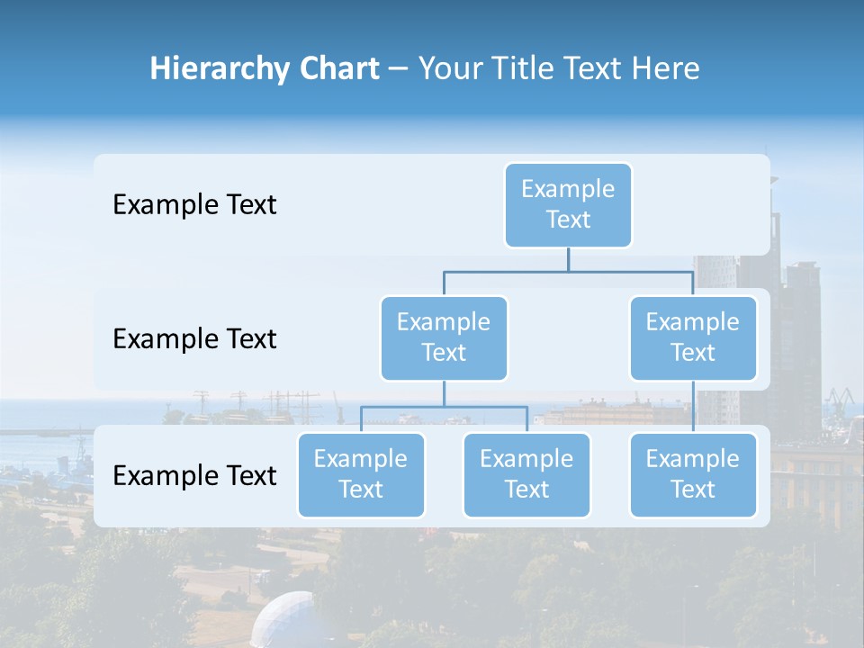 City By The Sea PowerPoint Template