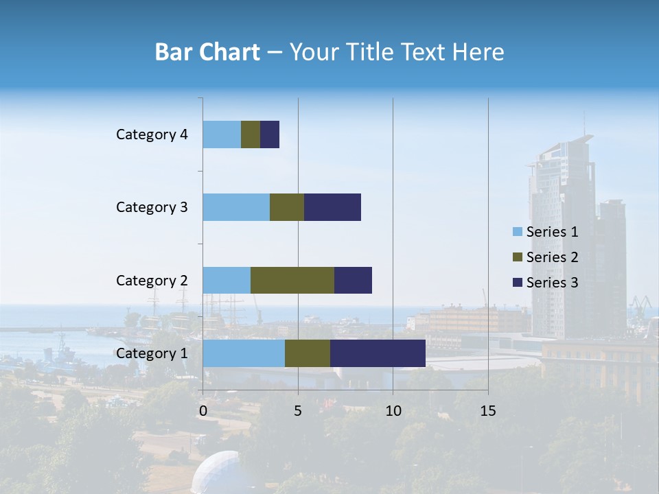 City By The Sea PowerPoint Template