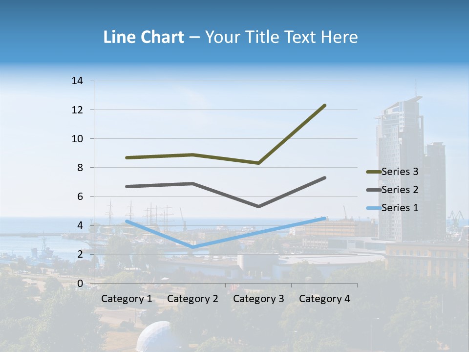 City By The Sea PowerPoint Template
