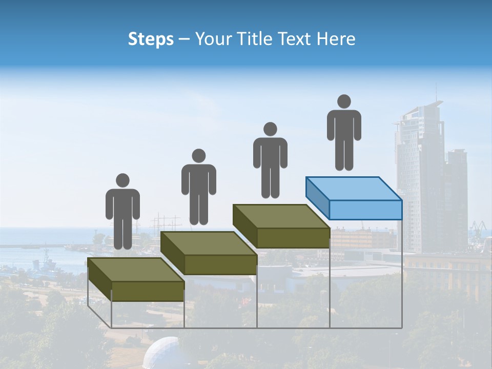 City By The Sea PowerPoint Template