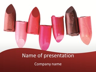 Lipstick Palette PowerPoint Template
