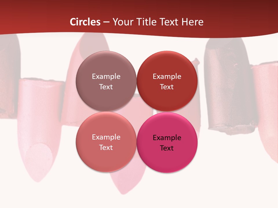 Lipstick Palette PowerPoint Template