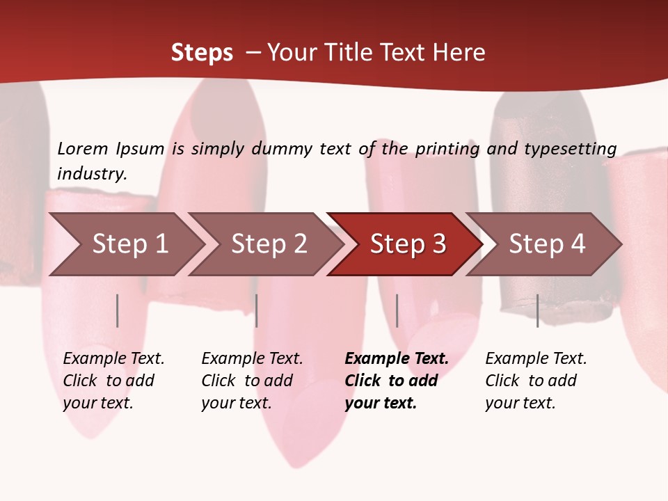 Lipstick Palette PowerPoint Template