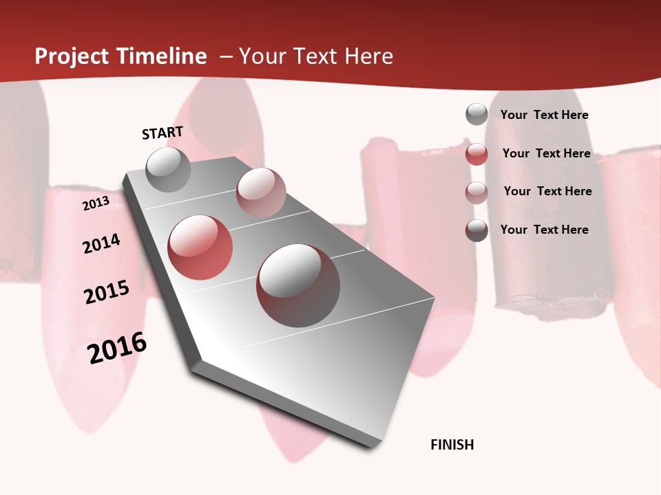 Lipstick Palette PowerPoint Template