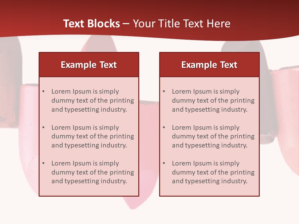 Lipstick Palette PowerPoint Template