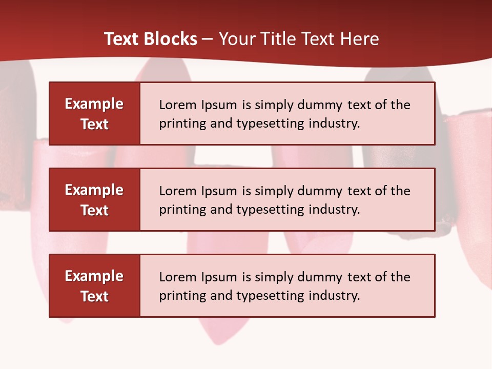 Lipstick Palette PowerPoint Template