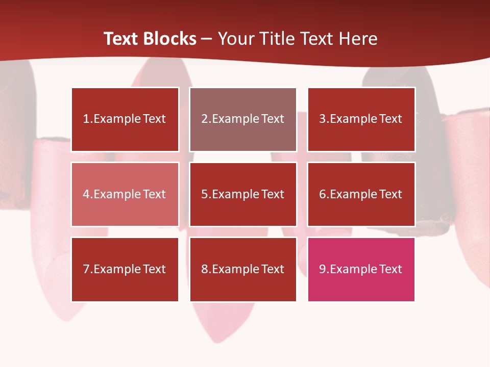 Lipstick Palette PowerPoint Template