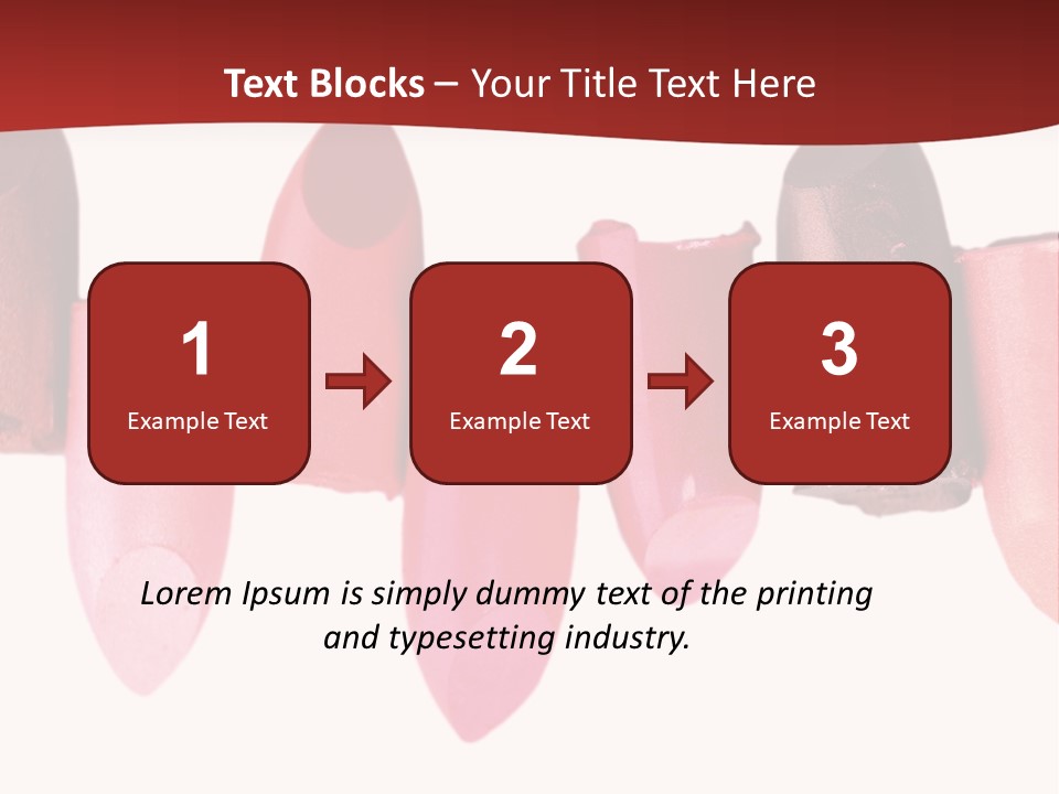 Lipstick Palette PowerPoint Template