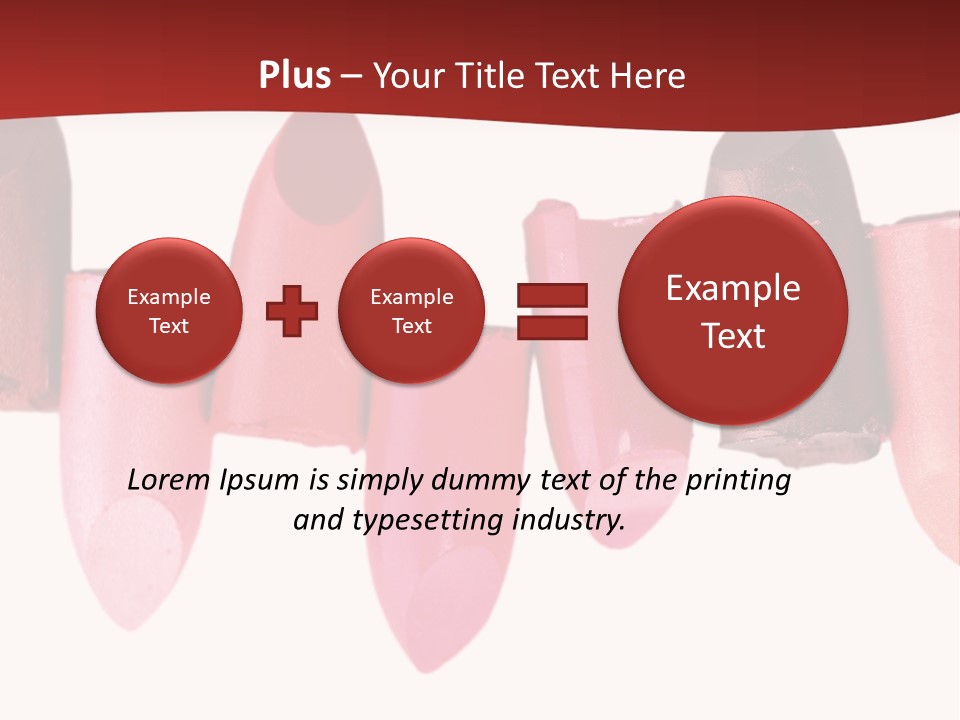 Lipstick Palette PowerPoint Template